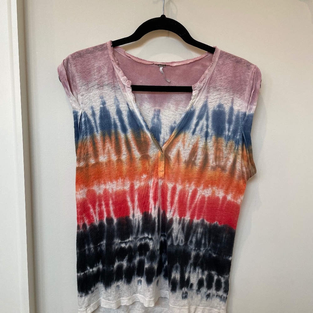 YFB Tie Dye linen tank
